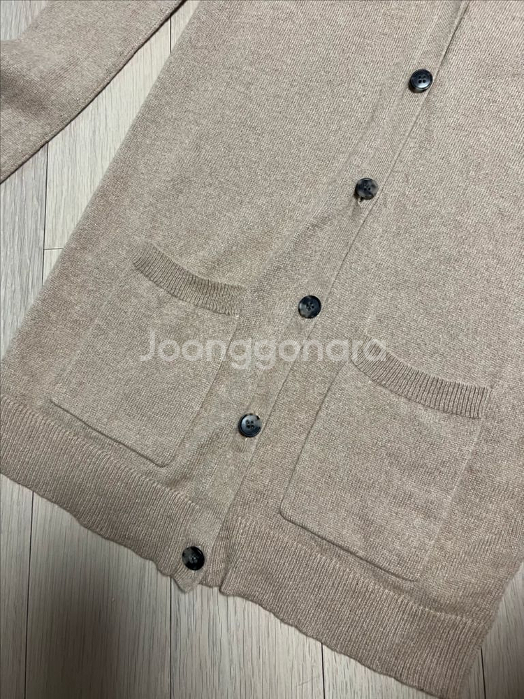 띠어리 THEORY 캐시미어100% 가디건 브이넥베이지--12