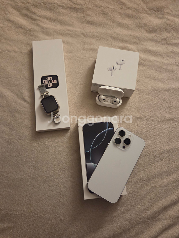 [일괄판매] 아이폰 16 Pro 256GB 화이트(자급--0