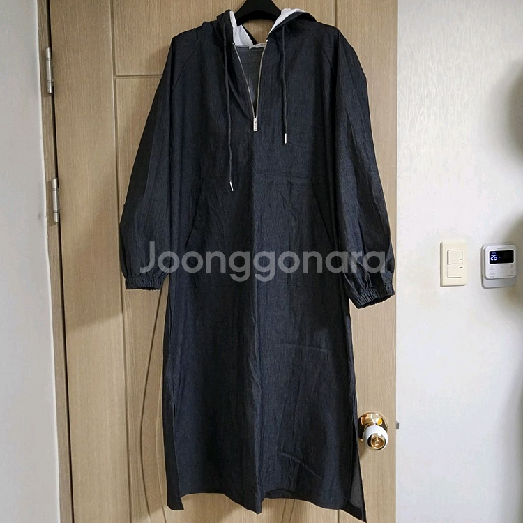 레코브 아노락 후드 원피스--0