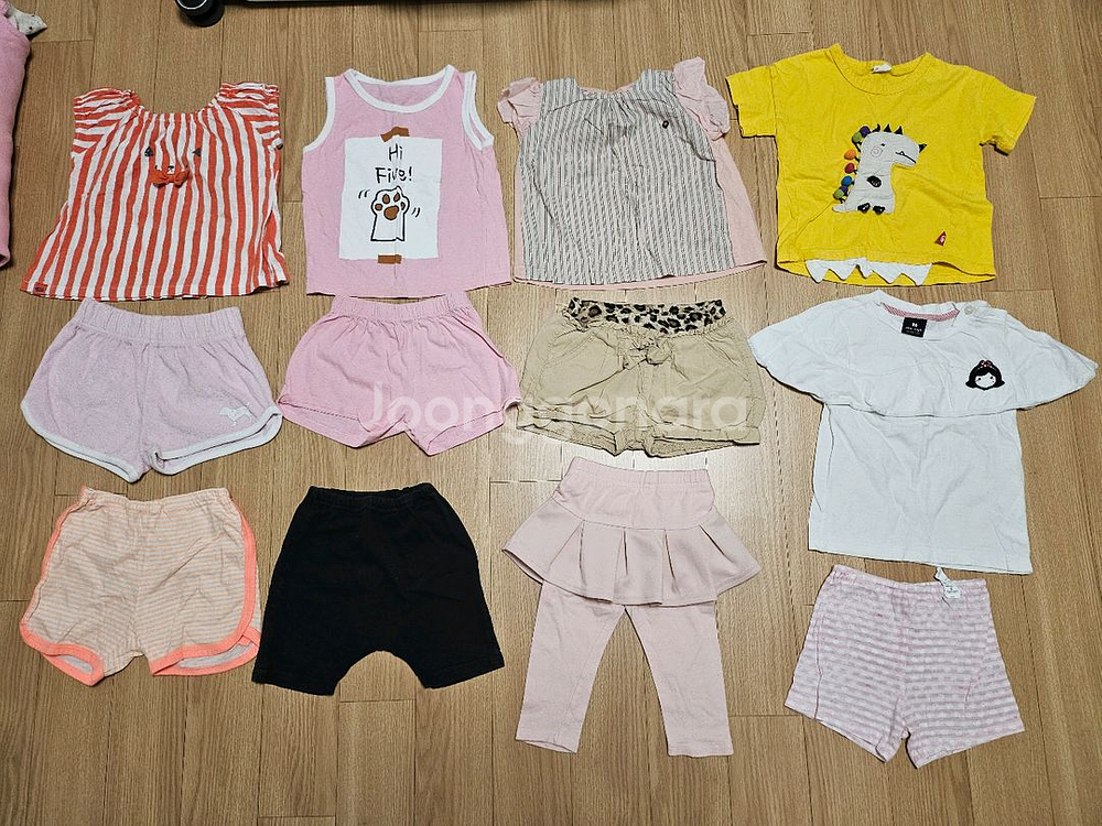 여아 여름옷 90사이즈 알퐁소 아가방 해피랜드 알루앤루--0