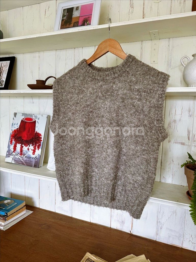 보우보우 디자이어 desire 니트베스트 여성여자조끼--0