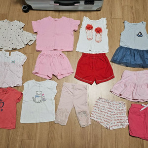 여름 여아옷 90사이즈 일괄 카터스 젤리스푼 외