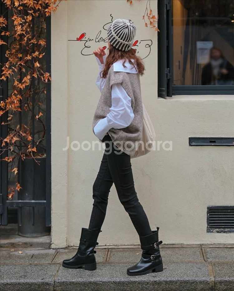 보우보우 디자이어 desire 니트베스트 여성여자조끼--6