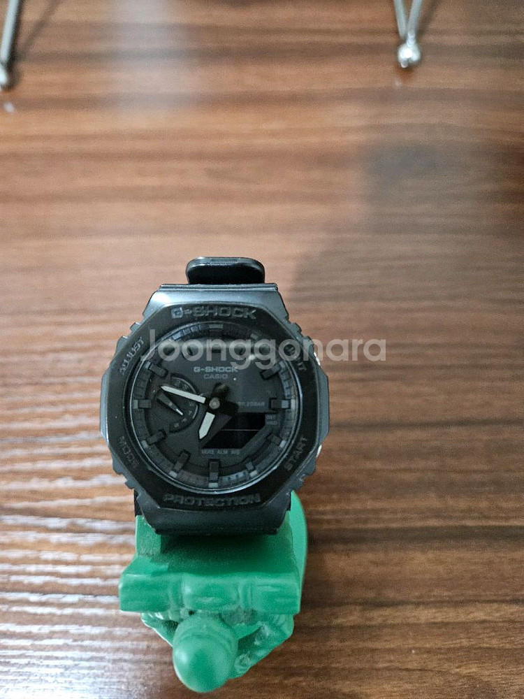지샥 GA-2100 지얄오크 올블랙 시계--1
