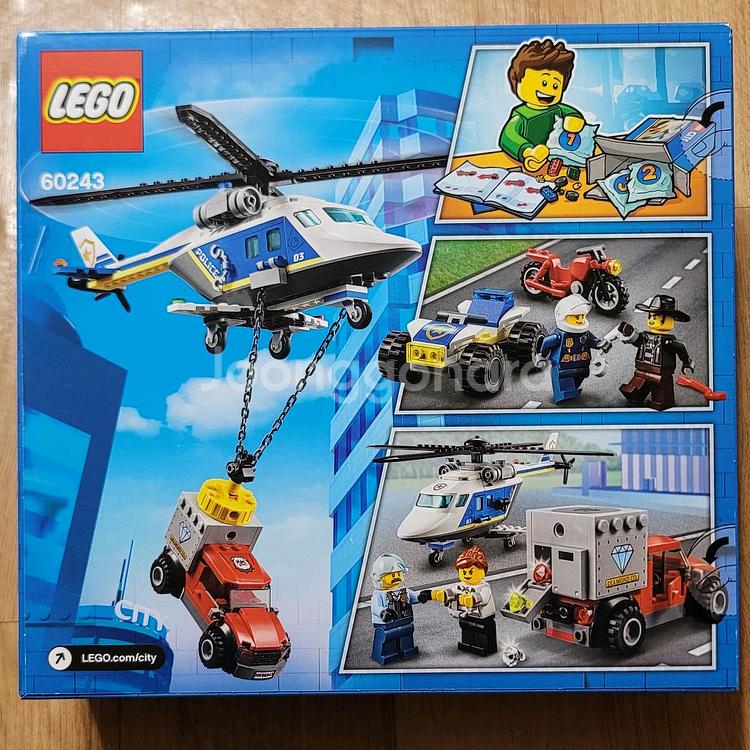 레고 시티 경찰 헬리콥터 추격전 60243--0