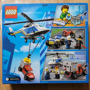 레고 시티 경찰 헬리콥터 추격전 60243