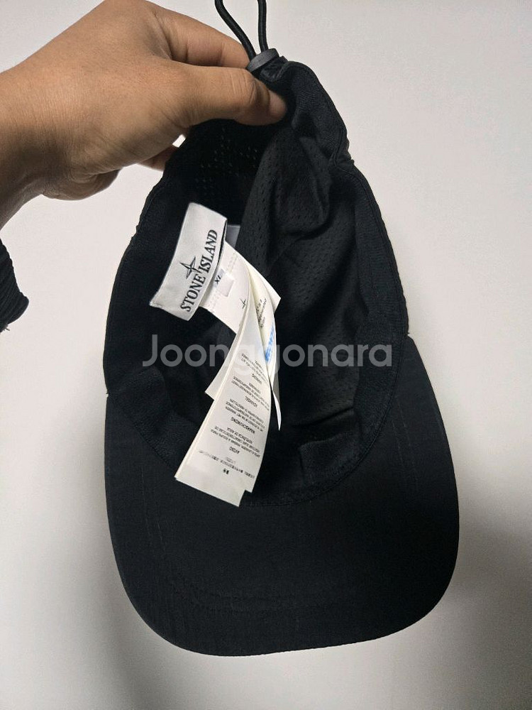 스톤아일랜드 나일론 볼캡 블랙 XL--1