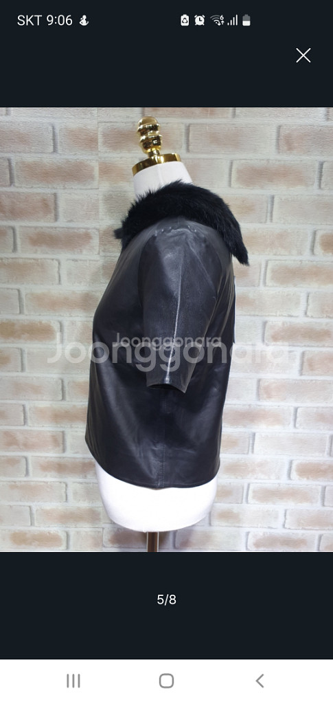 택부착 새상품 735,000 트웬티에잇트웰브 양가죽 티--4