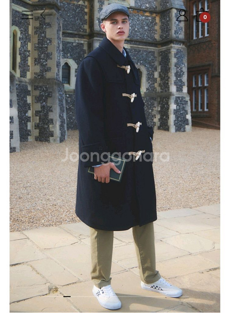 글로버올 더플코트 네이비 M--0