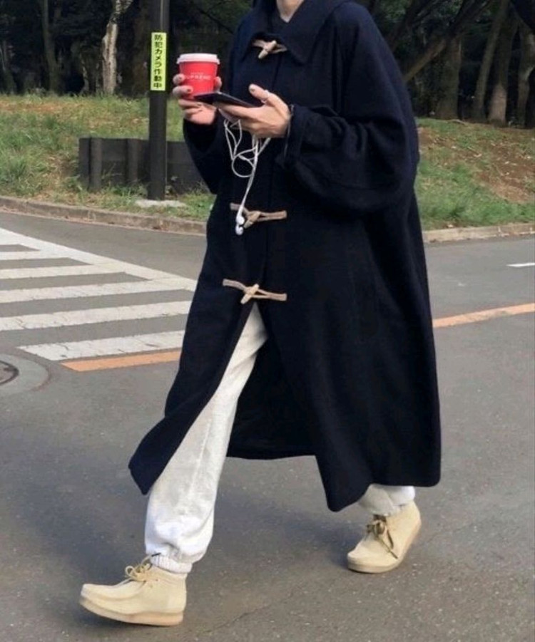 글로버올 더플코트 네이비 M 이미지