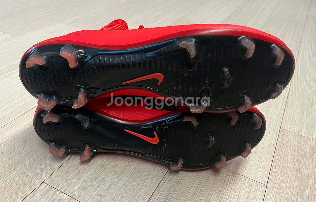 (거의새것) 나이키 머큐리얼 축구화 빨강 280--5
