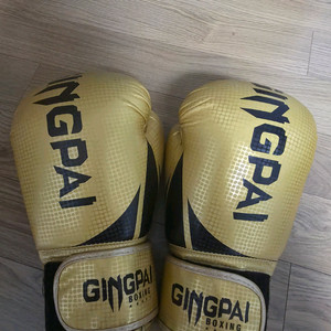 GINGPAI 8oz 복싱 글러브 골드