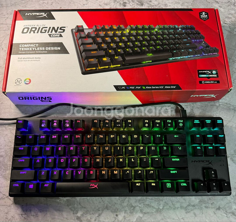 킹스톤 HyperX 커스텀 풀윤활기계식 키보드--0