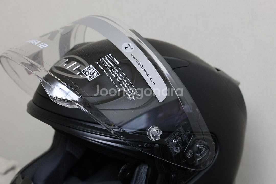 홍진 알파 12 풀페이스 헬멧 무광블랙 L사이즈--6