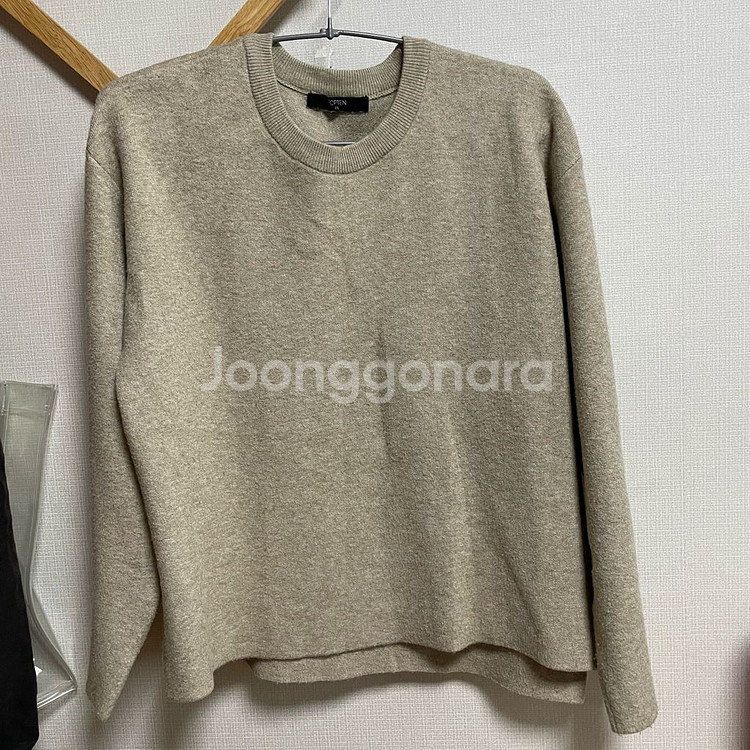 탑텐 베이지-갈색 니트--0