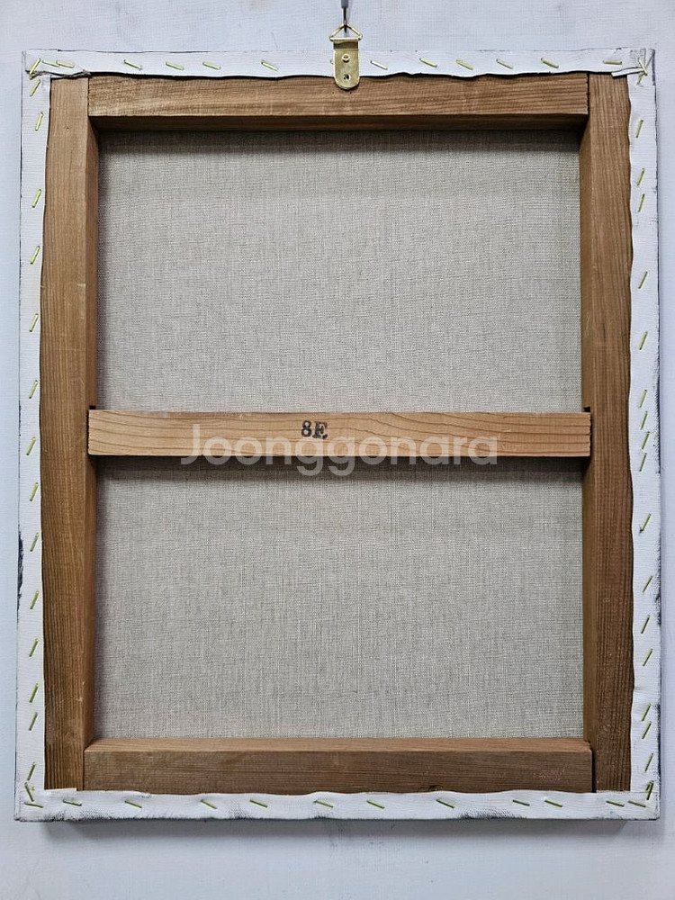 (원화) 8호 캔버스 유화그림 화병속의 꽃--3