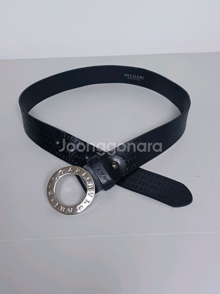 불가리 통가죽 여성벨트 팝니다--0