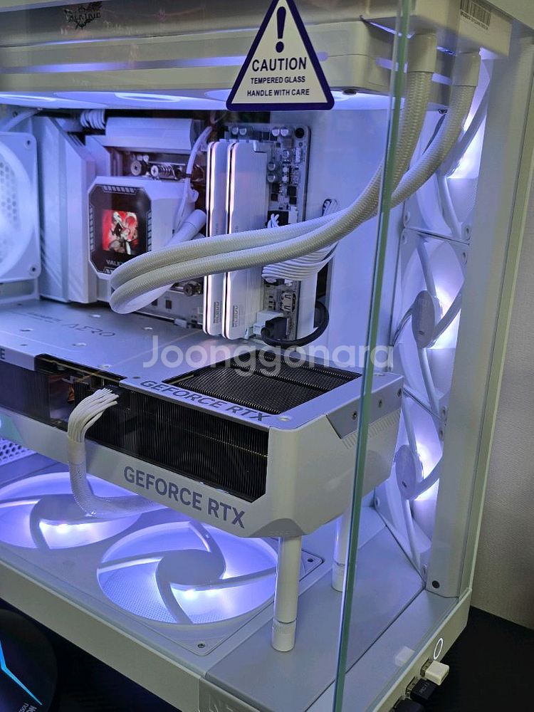 9800x3d 4080 화이트 게이밍 데스크탑--3