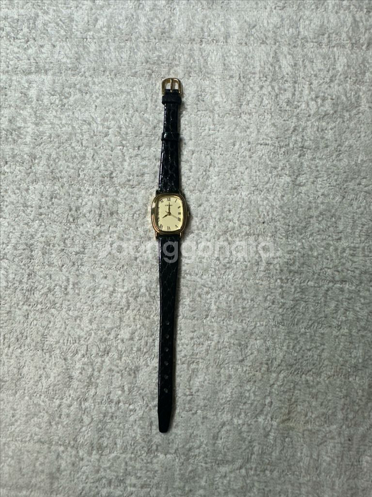 체르니빈티지 여성용 골드 시계 (파이톤 스트랩) 판매--0