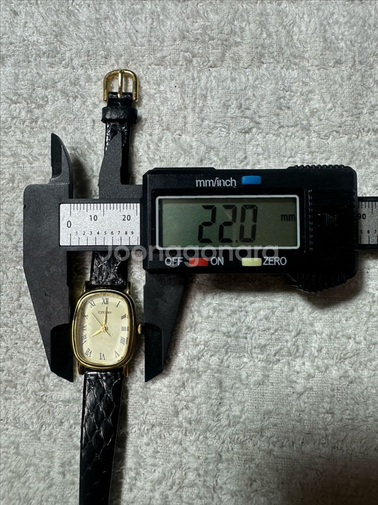체르니빈티지 여성용 골드 시계 (파이톤 스트랩) 판매--7