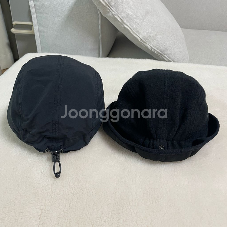 슈프림x팀버랜드 투인원 이어플랩 캠프캡 블랙 21FW--7