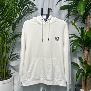 (48)우영미 백로고 후드티 화이트