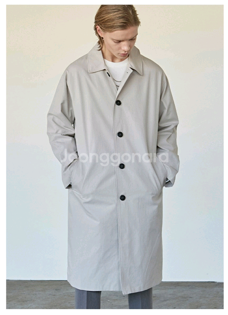 무신사 닉앤니콜 코튼 싱글 맥 롱 코트--0