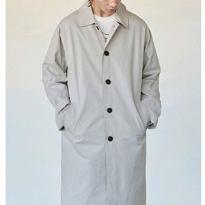 무신사 닉앤니콜 코튼 싱글 맥 롱 코트