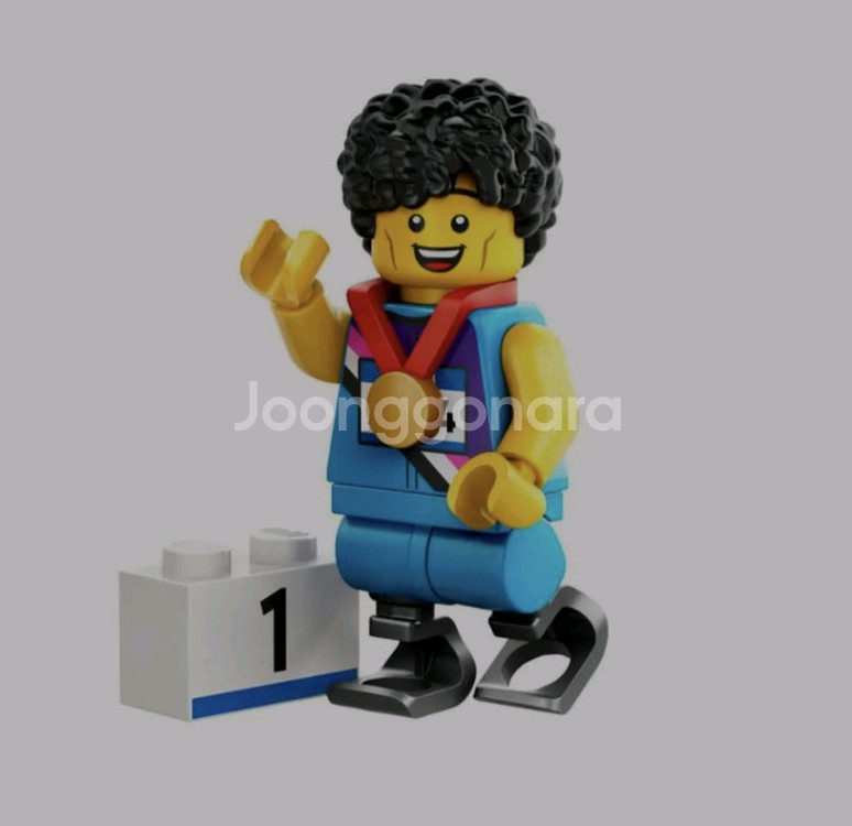 레고 71045 미니피규어 시즌25 4번 단거리육상선수--2