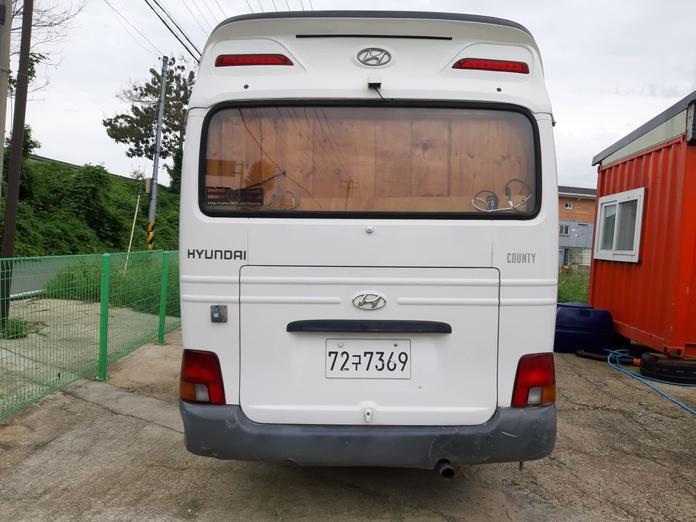 현대 버스 카운티 캠핑카 낚시용 캠핑용 차박--1