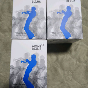 몽블랑 재즈블루 만년필잉크 판매합니다. 이미지