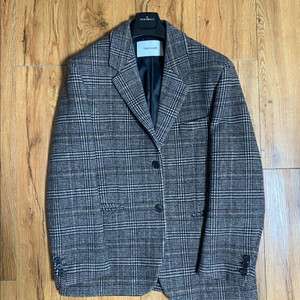 토니웩 울 체크 블레이저