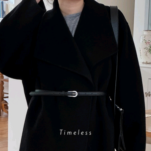 오케이플레이스 타임리스 블랙 캐시미어코트 okp