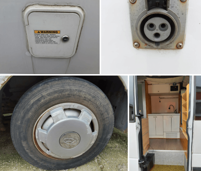 현대 버스 카운티 캠핑카 낚시용 캠핑용 차박--3