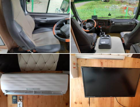 현대 버스 카운티 캠핑카 낚시용 캠핑용 차박--5