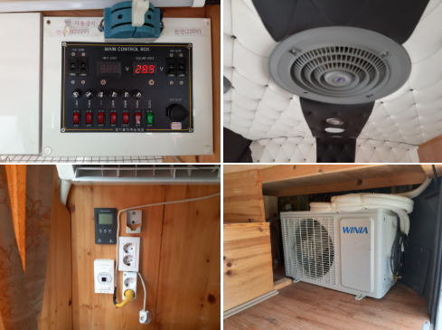 현대 버스 카운티 캠핑카 낚시용 캠핑용 차박--7