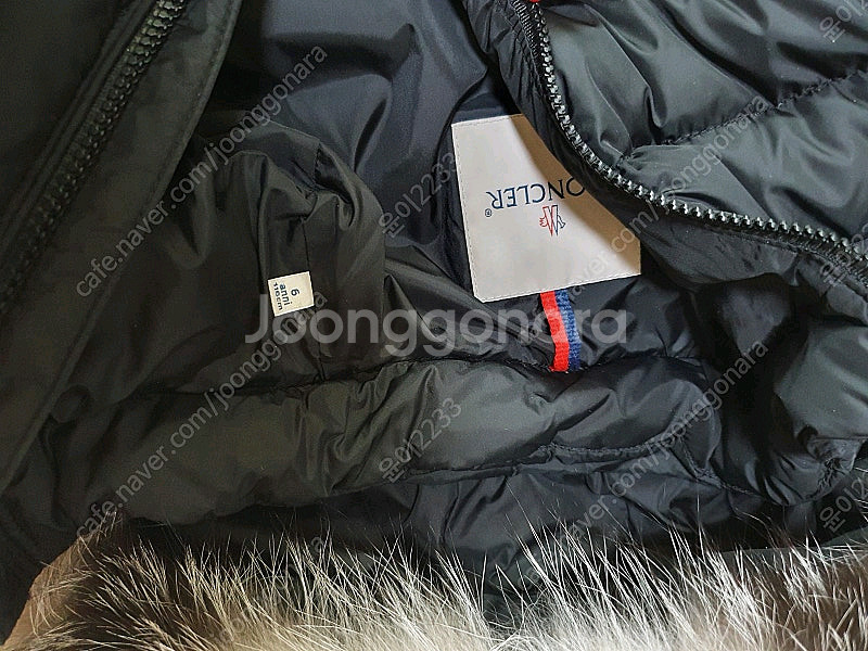 몽클레어 MONCLER 키즈 아벨 6Y 블랙--4