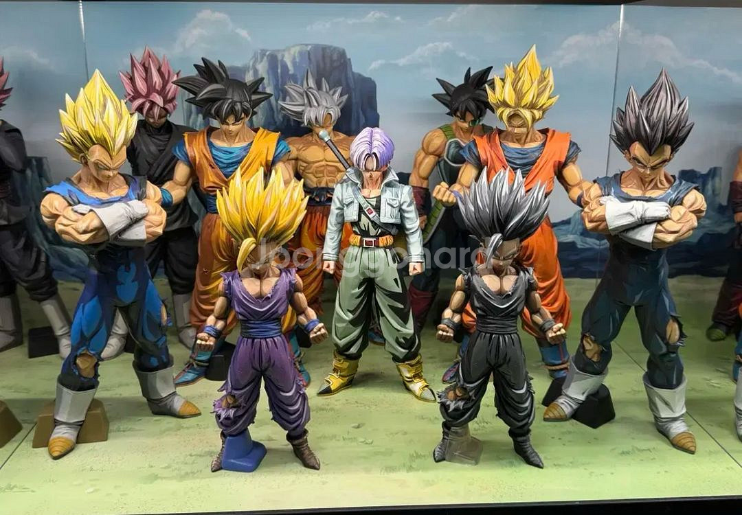 드래곤볼 SMSP 풀세트 및 리페인트 피규어 진열장 일--1