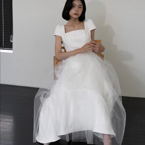 포마이시스 리나스퀘어드레스 2부드레스 웨딩드레스돌드레스