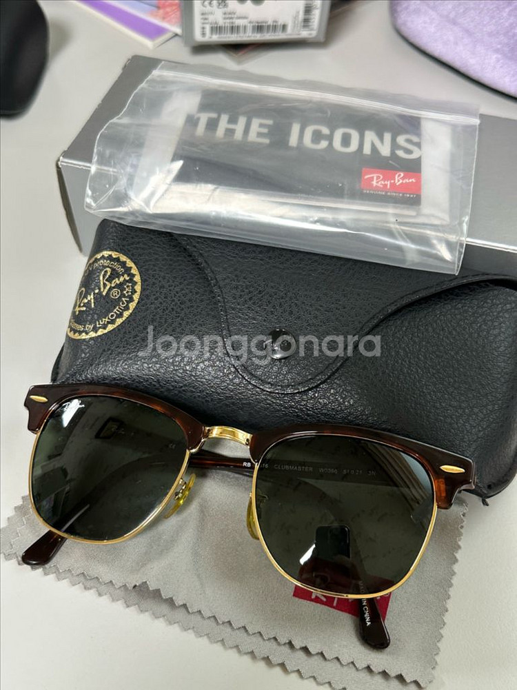 레이벤 클럽마스터 3016 선글라스--0