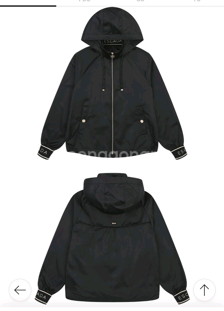 에스까다 여성 바람막이 105XL 새상품--4