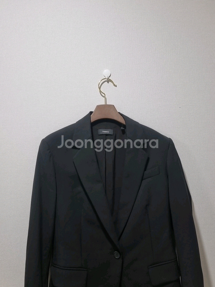 Theory 띠어리 블랙 여성 테일러드 자켓 (국내정--1