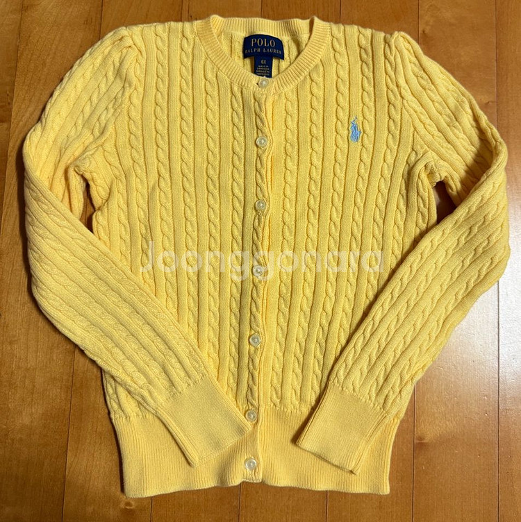 폴로 랄프로렌 여아 가디건 6X--0