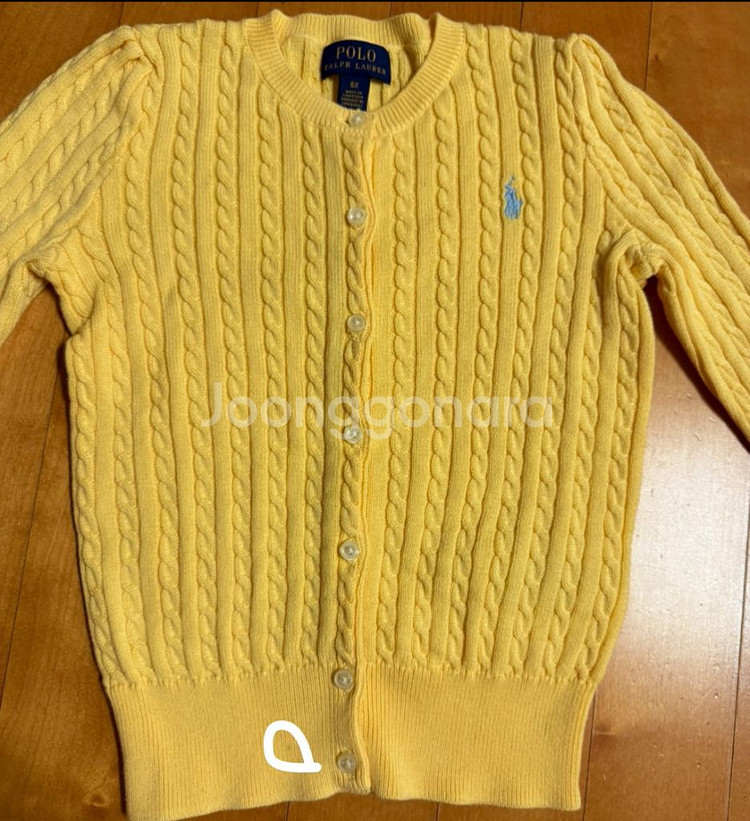 폴로 랄프로렌 여아 가디건 6X--3