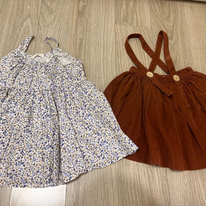 수어플룸 블루베리튜닉4y+마비스2-3y일괄