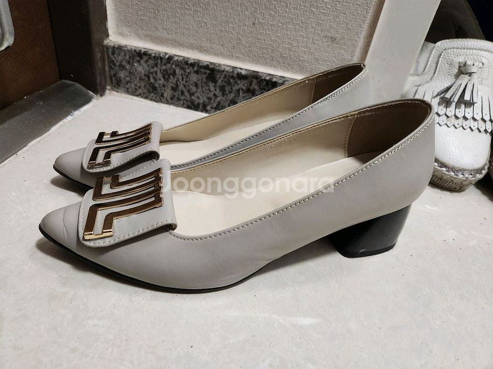 마니 여자회색구두 정장구두 235--5