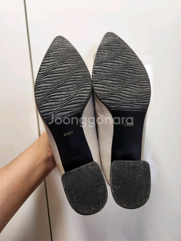 마니 여자회색구두 정장구두 235--9