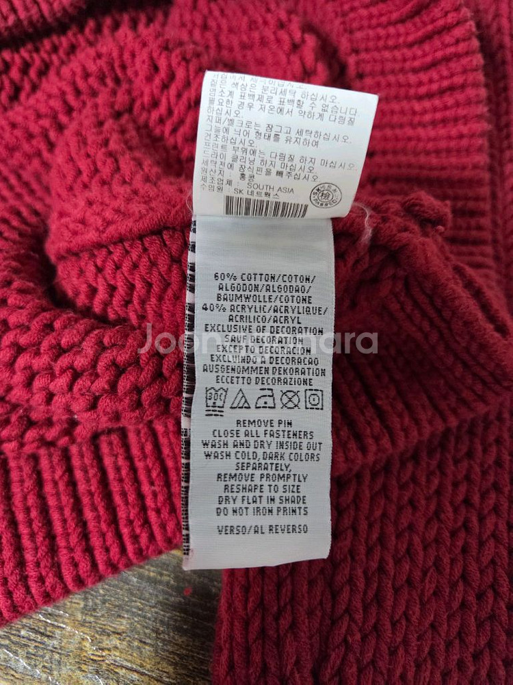 타미힐피거 남성 추동 니트티 L(100~105)--6