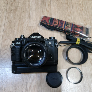 캐논 A-1바디및 50mm F1.2 렌즈 + 모터드라이