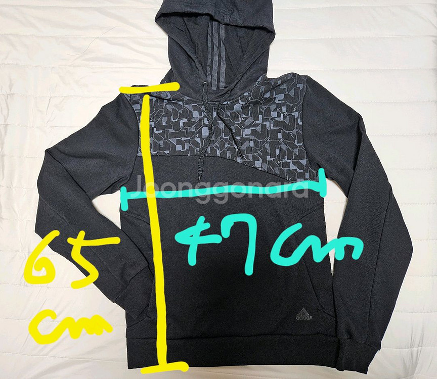 아디다스 후드티 m사이즈--2